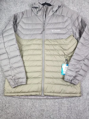 Chaqueta acolchada con capucha Columbia para hombre White Out II Omni Heat talla L 2 tonos nueva con etiquetas Foto 1 de 4