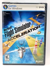 Microsoft Flight Simulator X: Acceleration Expansion Pack (PC DVD, 2007) NEW - Picture 1 of 2