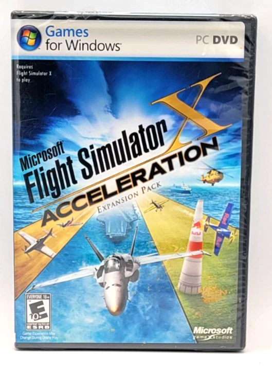 Microsoft Flight Simulator X: Acceleration Expansion Pack (PC DVD, 2007) NEW - Image 1 of 2
