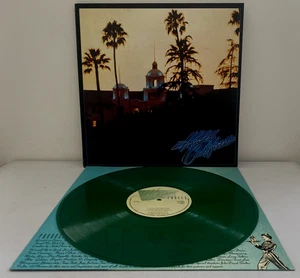 The Eagles - Hotel California LP Record Green Vinyl 7E1084 Asylum 1976 Ex / Ex - Picture 1 of 17