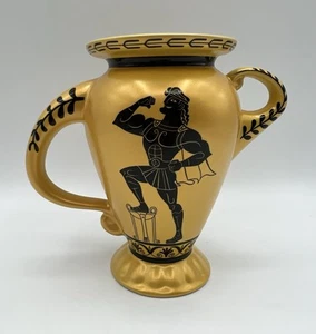 Disney Hercules 25th Anniversary Figural Ceramic Stoneware Vase Mug 15 Oz. Gold - Picture 1 of 11