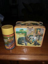Vintage Gentle Ben 1968 Metal Lunchbox with Thermos Aladdin Rare 