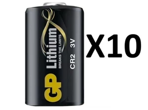 10x GP CR2 Lithium Battery Photo DL-CR2 3V Batteries For Camera Flashlight Toy - Picture 1 of 2