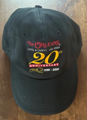 The Orleans-Hotel/Casino Las Vegas-20th Anniversary Black Adjustable Hat/Cap - Image 1 of 3