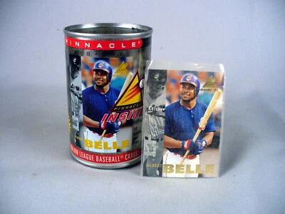 1997 MLB PINNACLE INSIDE BASEBALL CARDS IN A CAN EMPTY ALBERT BELL W/CARD #35 - Image 1 of 3
