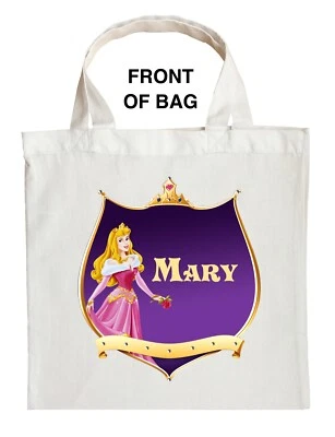 Sleeping Beauty Trick or Treat Bag, Personalized Princess Aurora Halloween Bag - Image 1 of 2