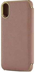 Platinum - Folio Wallet Case for Apple iPhone X and XS -iPhone 8 -  Pink - Picture 1 of 8