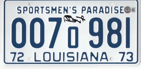RICHARD DREYFUSS JAWS SIGNED LICENSE PLATE PROP AUTOGRAPH BECKETT BAS COA Cover
