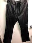 Harley-Davidson Motorcycle Pants Womens Size 36/8 Black Leather