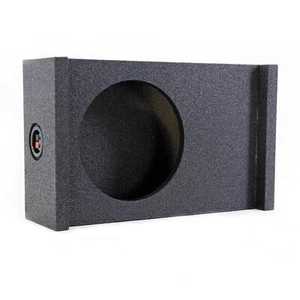 QPower Single 12" Universal Downfire Behind the Seat Sub Enclosure (Open Box) - Picture 1 of 7