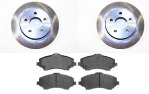 08-2013 Grand Caravan Town & Country BOTH LEFT & RIGHT FRONT ROTORS & MD1273 - Picture 1 of 1