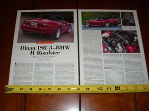 2001 DINAN BMW ISR 3 M - ORIGINAL ARTICLE - Picture 1 of 3