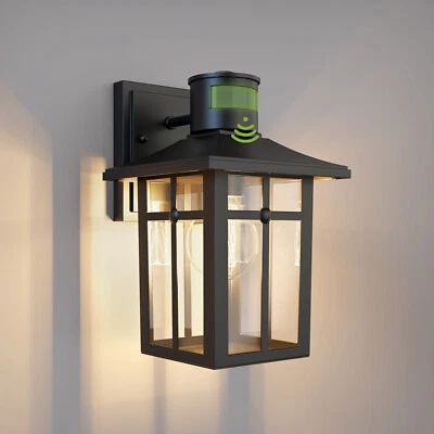 Außenleuchte mit Bewegungsmelder Antik Außenlampe Wandlampe Wandleuchte E27 - Bild 1 von 4