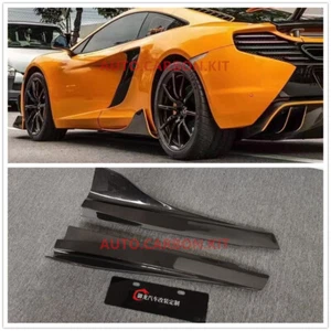 Juego de falda lateral de fibra de carbono kit de carrocería adecuado para McLaren MP4-12C 650S estilo DNC - Imagen 1 de 5