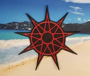 PARCHE ESTRELLA NUEVE PUNTAS NUDO DESLIZANTE BORDADO (Leer anuncio) - Imagen 1 de 5