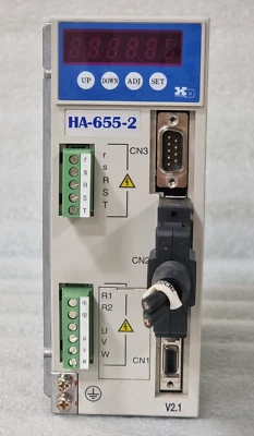 HARMONIC DRIVE SYSTEMS HA-655-2-200 SERVO DRIVER ADJ. FHA-25C-100-E250 - Image 1 of 4