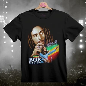 Camiseta Bob Marley Reggae Band Negra S-3XL - Imagen 1 de 7