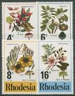 Rhodesien 1976 Bäume Blüten und Früchte 184/87 postfrisch