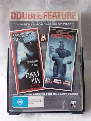 Funny Man DVD 1994 Region 4 The Return of Swamp Thing DVD 1989 Region 4 - image 1 of 2