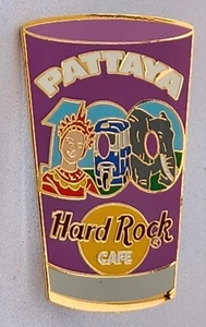 Hard Rock Cafe -PATTAYA 2004  GLASS Series PIN - Picture 1 of 5