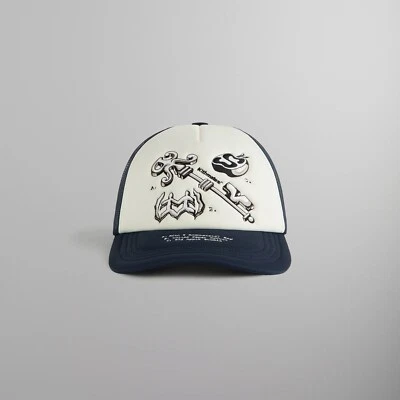 Kith for Roommate Studio Nolan Foam Mesh Trucker Hat Torpedo Navy White O/S NWT - Image 1 of 4