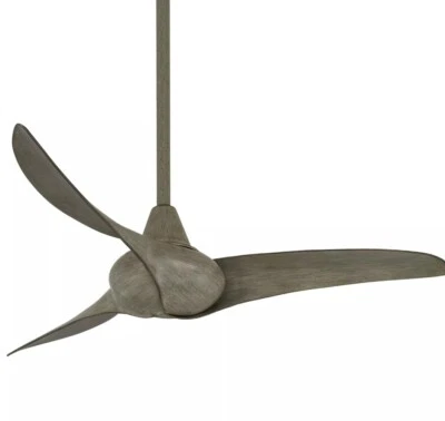 Minka Aire Wave 44" Ceiling Fan With Remote Control Driftwood 3 Blades - Image 1 of 4