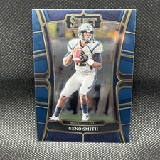 Geno Smith 2023 Panini Select Draft Picks #33 Retail Blue West Virginia