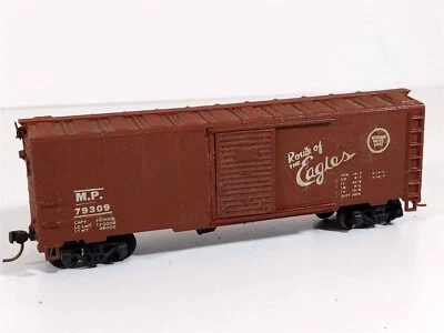 Mantua Tyco 311 Custom Missouri Pacific 40' Boxcar MP 79309 HO Scale Kadees - Image 1 of 4