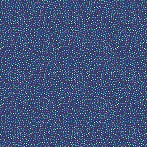 Rainbow Sprinkles Andover Fabrics 100% Quilt Cotton 45" Blue BTY - Picture 1 of 1