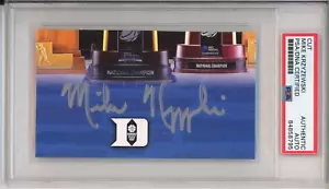 Mike Krzyzewski Duke Basketball Coach Cut Signature PSA DNA COA Autographed HOF - Picture 1 of 2