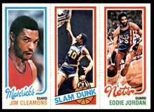 1980-81 Topps Cleamons/Edwards/Jordan  NR-MINT #63 261 157