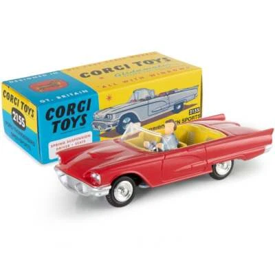 Corgi Model Club 215S - Ford Thunderbird Open Sports Car Boxed Diecast - Image 1 of 4