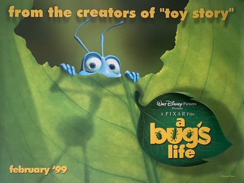 A BUG'S LIFE ORIG 1998 D/S BRITISH QUAD POSTER 30
