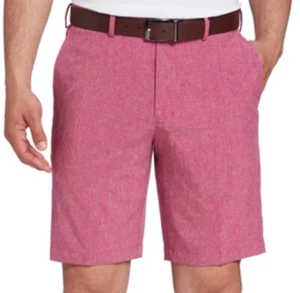 Walter Hagen Mens Perfect 11 10" Golf Shorts Berry Bloom White Heather sz 36 $70 - Picture 1 of 8
