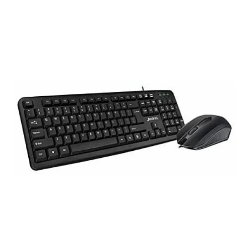 Jedel G11 Wired Keyboard and Mouse Desktop Kit - USB - Image 1 of 4