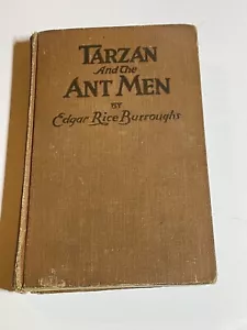 Edgar Rice Burroughs Tarzan & The Ant Men 1st Ed. 1924 Hardback w/Clear Wrapper - Imagen 1 de 12