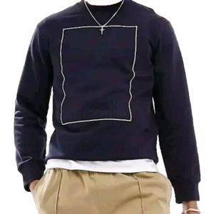 Mens Armani Exchange Sweatshirt Jumper Milano Edition Navy Size XL - Picture 1 of 4
