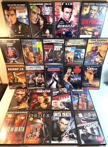 25 JEAN-CLAUDE VAN DAMME MOVIES (DVD Lot) Action Crime Thriller Martial Arts - Picture 1 of 24
