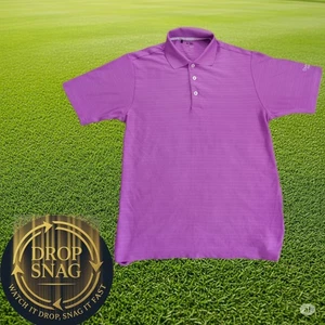 #667 π― Under Armour Men's Golf Polo Shirt (Purple) - Performance Polyester β³οΈπ - Picture 1 of 8