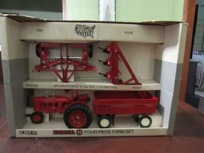 ERTL 1/16 SCALE FARMALL H FOUR PIECE FARM SET - NIB - Image 1 of 4