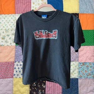 Vintage Early 2000s Y2K Blind Skateboards Black Youth XL Graphic Skater Tee - Picture 1 of 5
