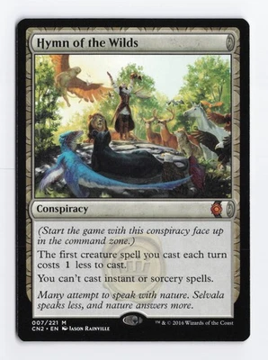 Hymn of the Wilds Normal M Conspiracy: Take the Crown MTG Card TCG NM - Image 1 of 2