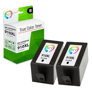 2PK TCT Premium 910XL Black HY Compatible for HP OfficeJet 8020 Ink Cartridge - Picture 1 of 6