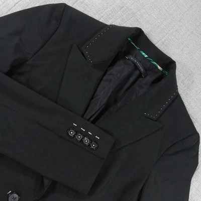 Elie Tahari Womens Size 4 Jacket Blazer Lightweight Black - Image 1 of 4