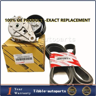 OEM for Lexus 10-19 GX460 08-21 LX570 Drive Belt & Tensioner Kit  OEM PART USA Foto 1 de 4