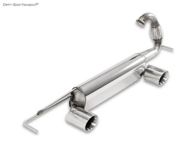 FOX Deportivo Smart Fortwo 3 Brabus 109PS Tipo 453 Cada 90mm Redondo Doble - Imagen 1 de 4