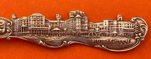 RARO CUCCHIAIO SOUVENIR VERO SKYLINE PASADENA CALIFORNIA HOTEL ARGENTO STERLING - Foto 1 di 6