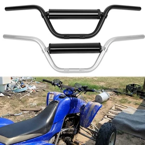 7/8" Dirt Bike ATV Handlebars w/ Foam Pad For Yamaha Raptor 660R 700R 350 250 - Picture 1 of 26