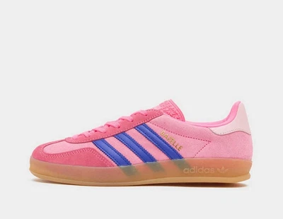 adidas Originals Gazelle Indoor Pink Blue Womens Trainers Size. UK. 6 - Image 1 of 4