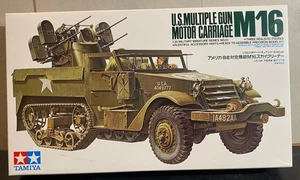 TAMIYA 1/35 - Ref: 35081 - U.S.ARMY M16 - MULTIPLE GUN MOTOR CARRIAGE M16 - Imagen 1 de 4